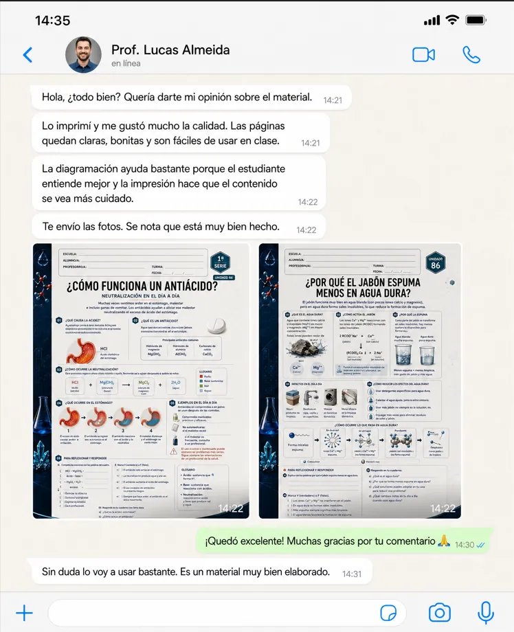 Testimonio del Prof. Lucas Almeida